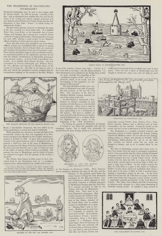 The Beginnings of Illustrated Journalism (gravering) av English School