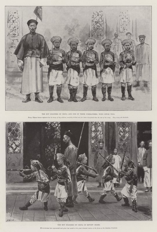 The Boy Soldiers of China (litho) av English School