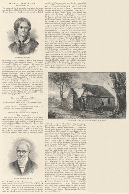 Brontes i Irland (gravering) av English School