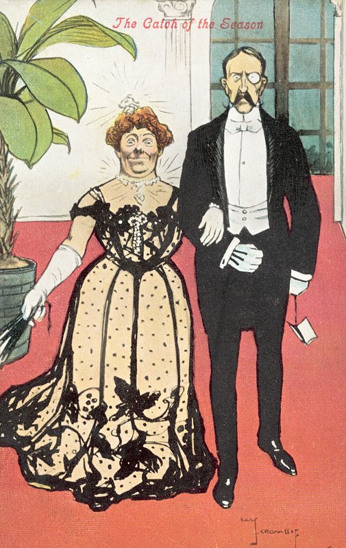 Sesongens fangst (farge litho) av English School