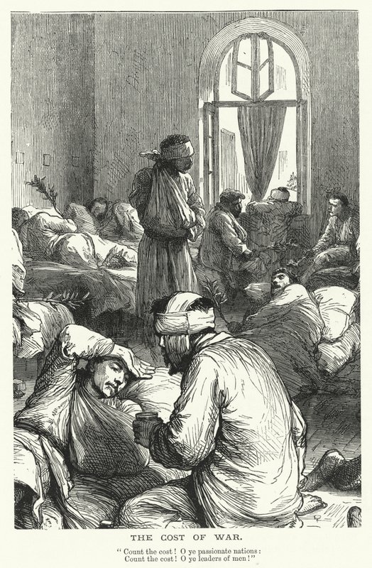 The Cost of War (gravering) av English School