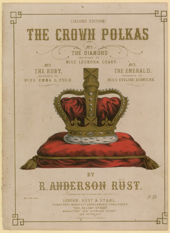 The Crown Polkas av R Anderson Rust av English School