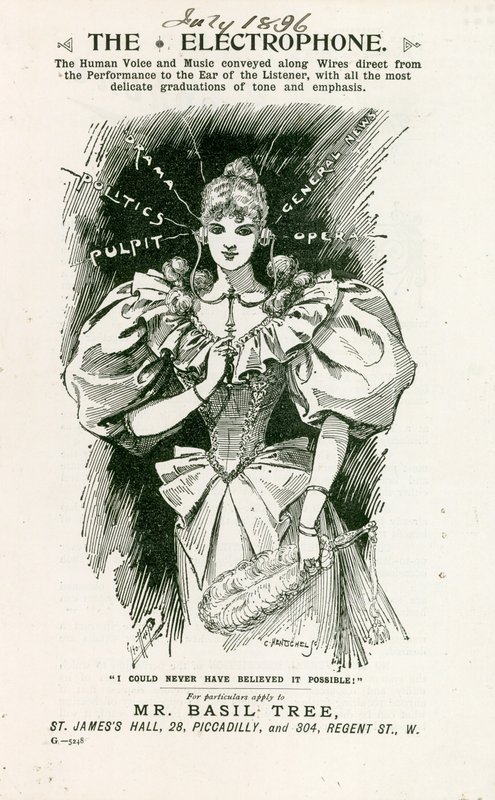 Elektrofonen, juli 1896 av English School