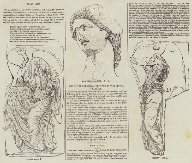 The Elgin Marbles (gravering) av English School