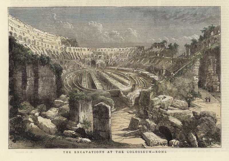 Utgravningene ved Colosseum av English School