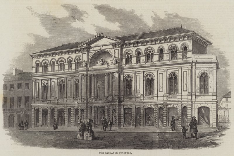 The Exchange at Coventry (gravering) av English School