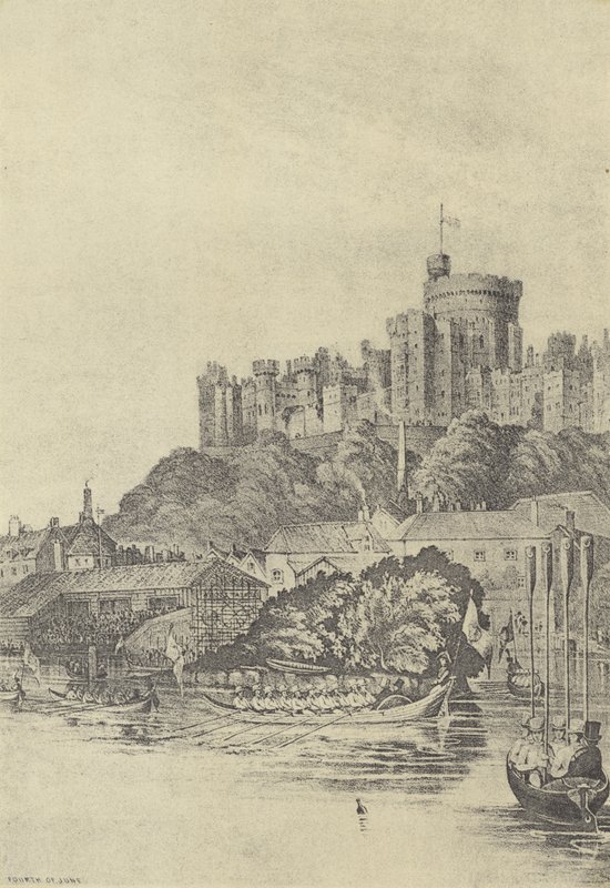 Den fjerde juni, 1838 (gravyr) av English School
