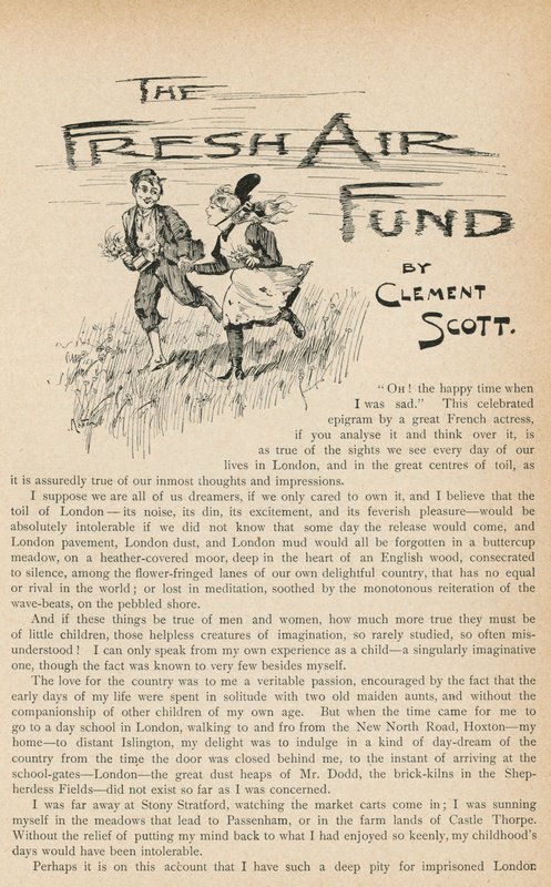 The Fresh Air Fund av Clement Scott av English School