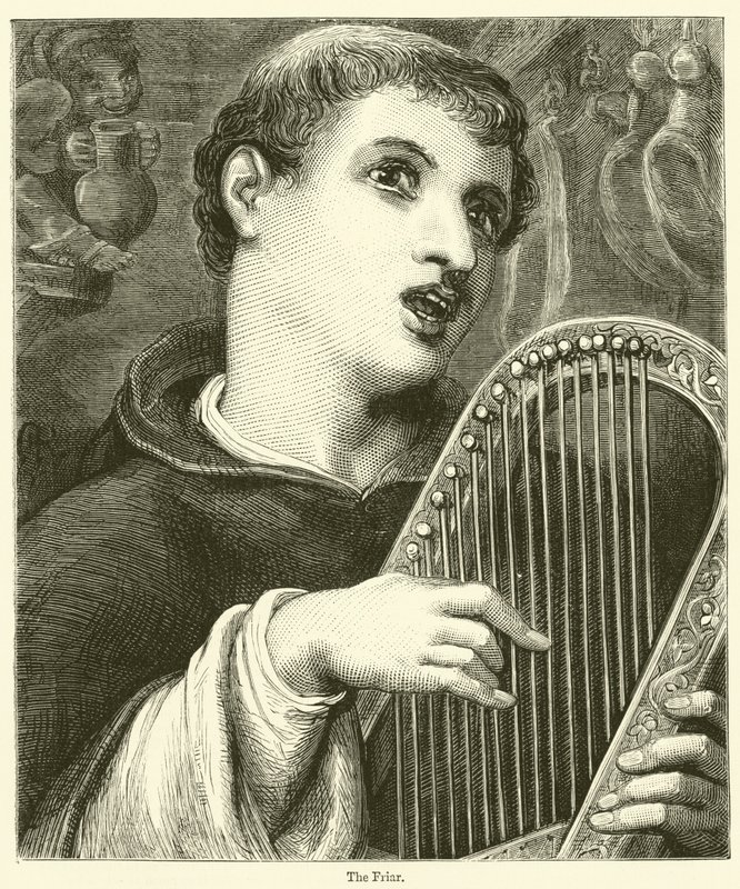 The Friar (gravering) av English School