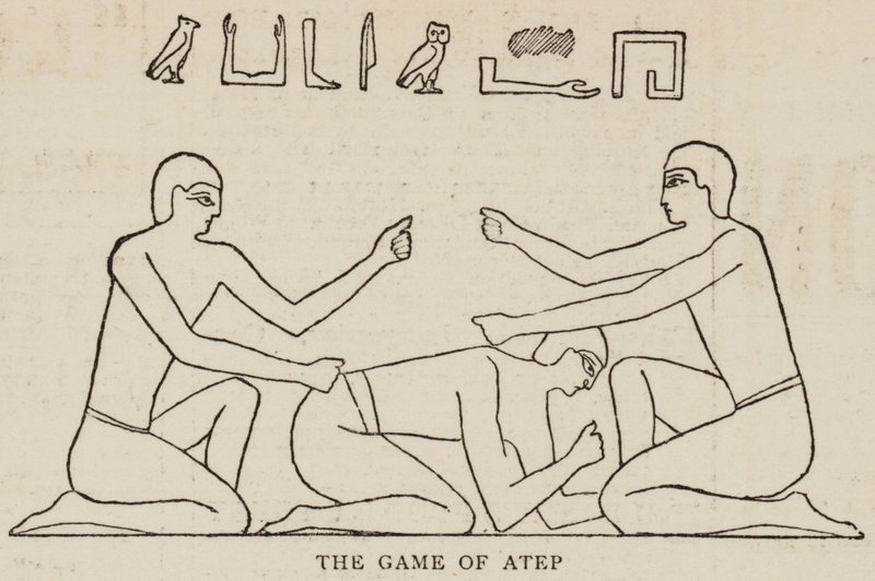 The Game of Atep (gravering) av English School