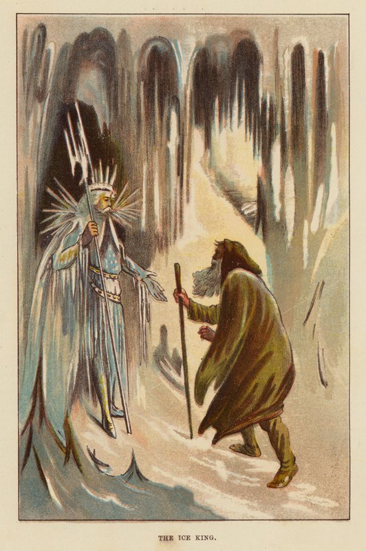 The Ice King (farge litho) av English School