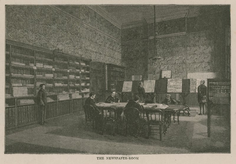 The Imperial Institute: Avisrommet av English School