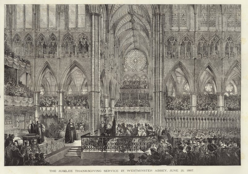 Jubilee Thanksgiving Service i Westminster Abbeybbery, av English School