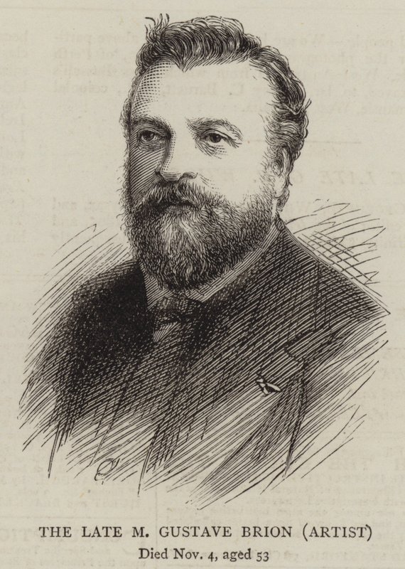 The Late M Gustave Brion, kunstner (gravering) av English School