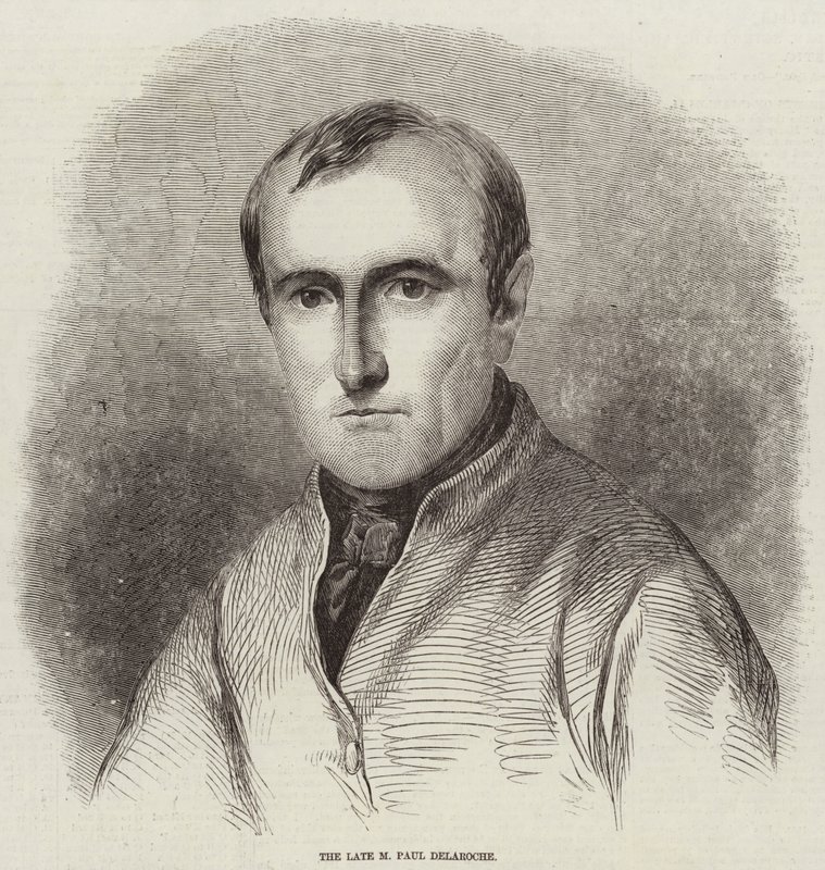 The Late M Paul Delaroche (gravering) av English School