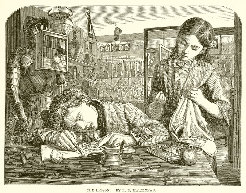 Leksjonen. Av R.B. Martineau av English School