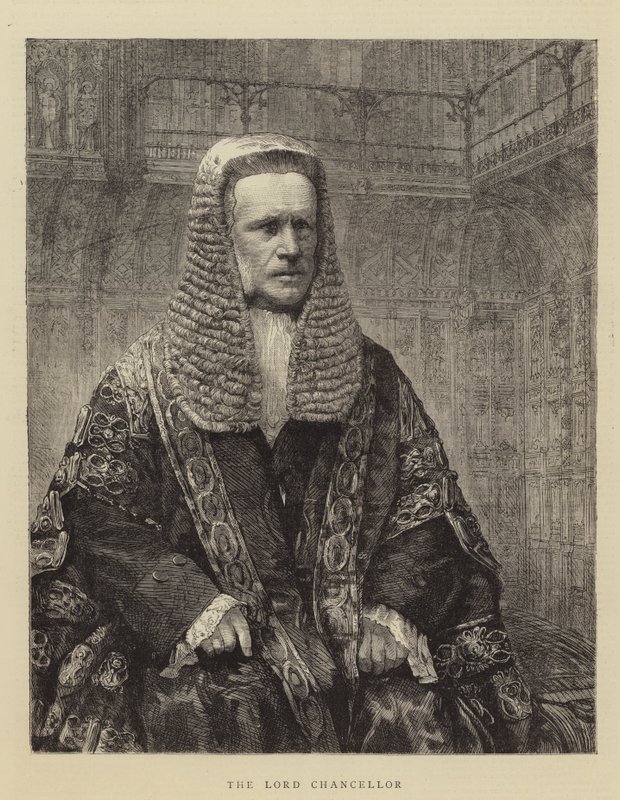 Lord Chancellor (gravering) av English School