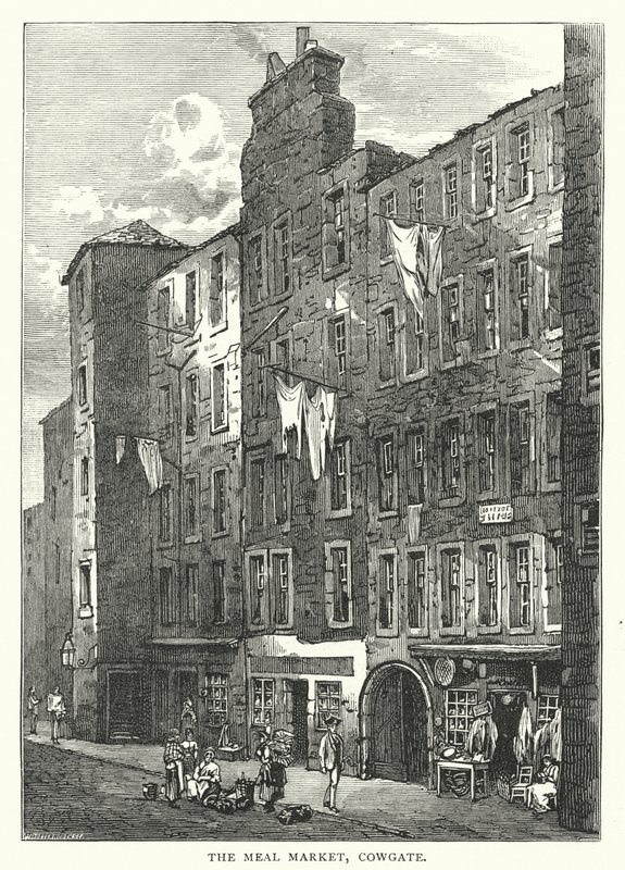 The Meal Market, Cowgate (gravering) av English School