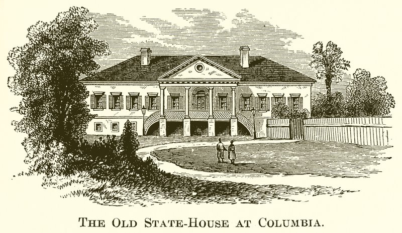 Det gamle statshuset i Columbia av English School