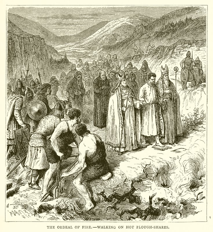The Ordeal of Fire.--Walking on Hot Plough-Shares av English School