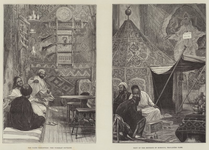 Paris-utstillingen (gravering) av English School
