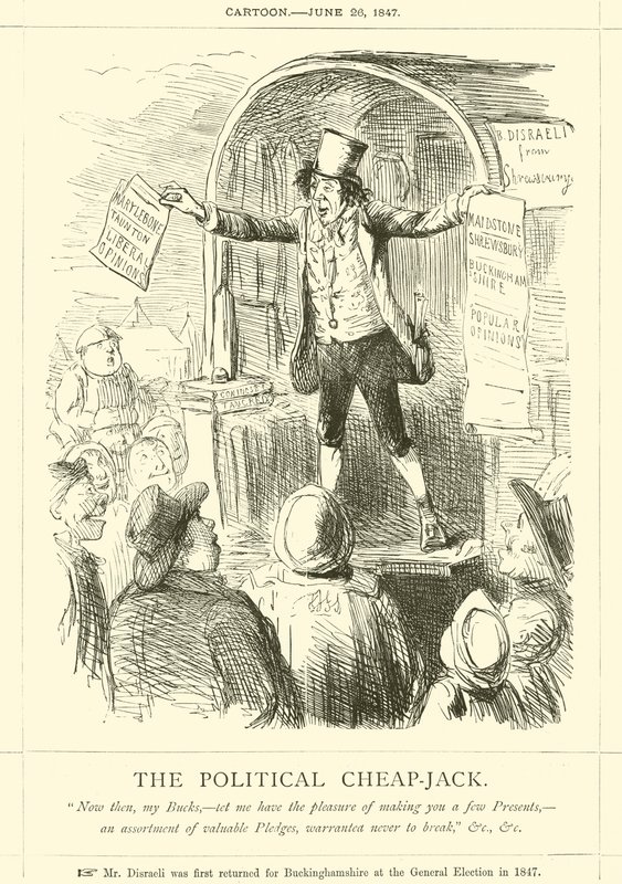 The Political Cheap-Jack (gravering) av English School