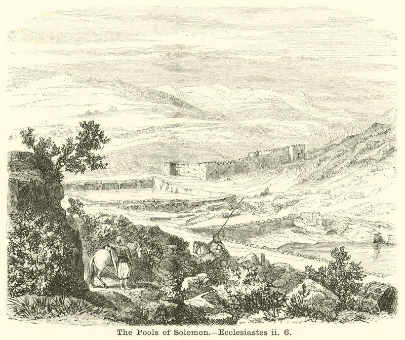 Salomos bassenger, Predikeren, ii, 6 av English School