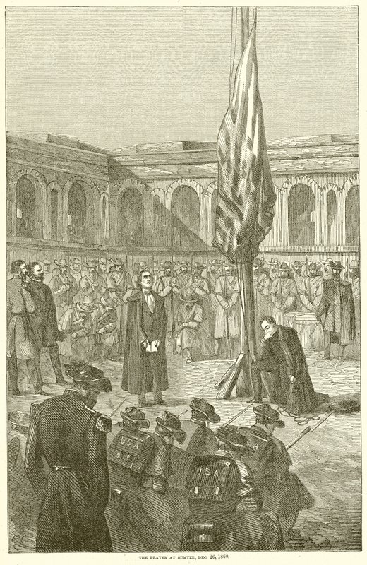 Bønnen ved Sumter, 26. desember 1860 av English School