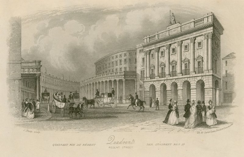 The Quadrant, Regent Street, London av English School
