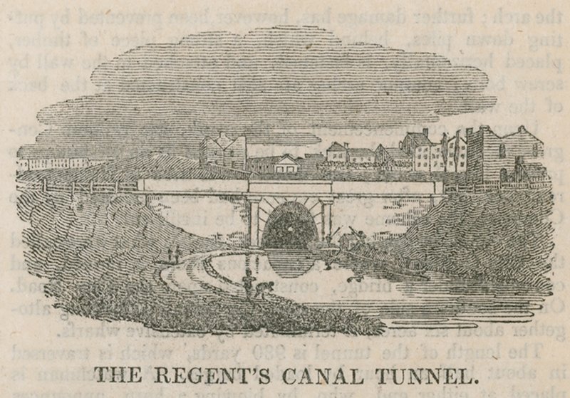 The Regents Canal Tunnel, Islington, London av English School