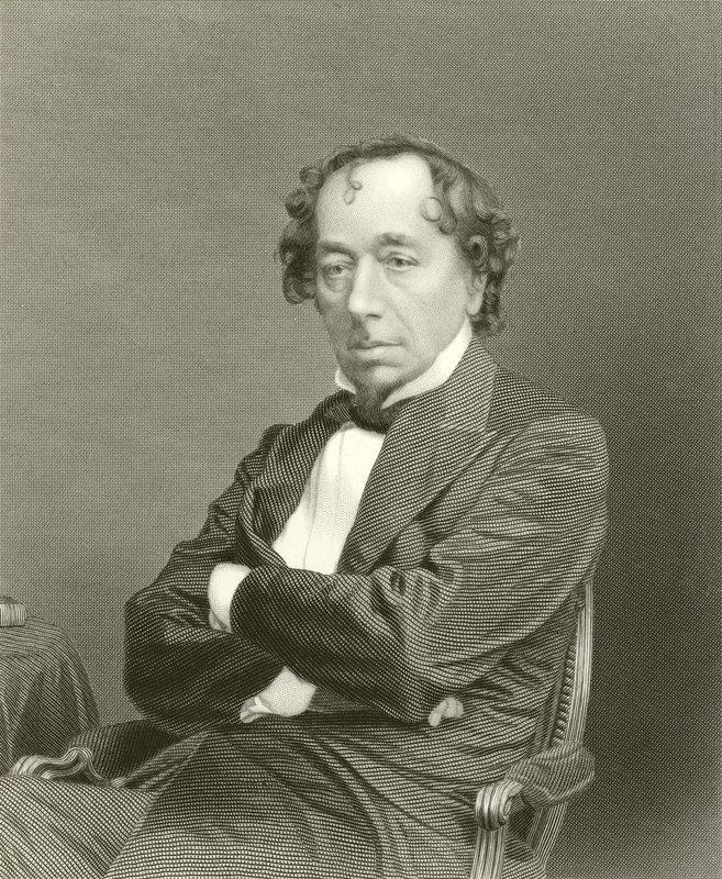 Høyre Hon Benjamin Disraeli av English School