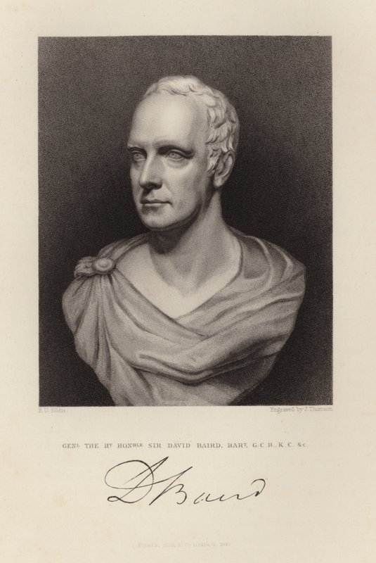 Høyre ærede Sir David Baird av English School