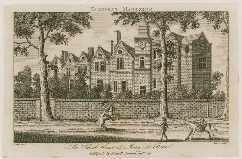 Skolehuset i Marylebone, London av English School