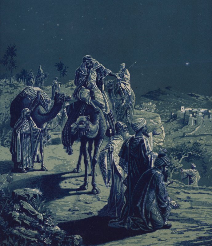 Betlehemsstjernen (chromolitho) av English School