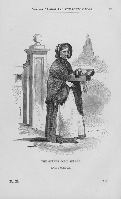 The Street Comb-selger (gravering) av English School