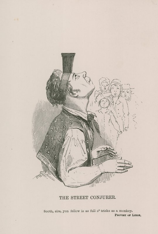The Street Conjurer av English School