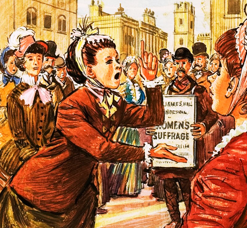 Suffragettebevegelsen av English School