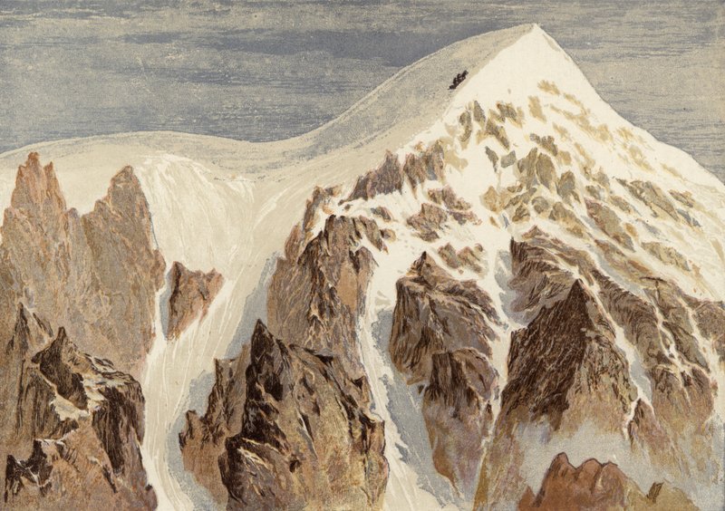 Toppmøtet til Aiguille Verte av English School