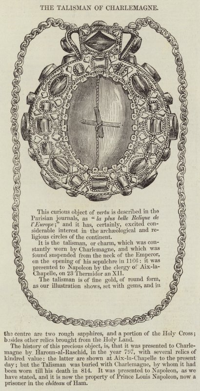 The Talisman of Charlemagne (gravering) av English School