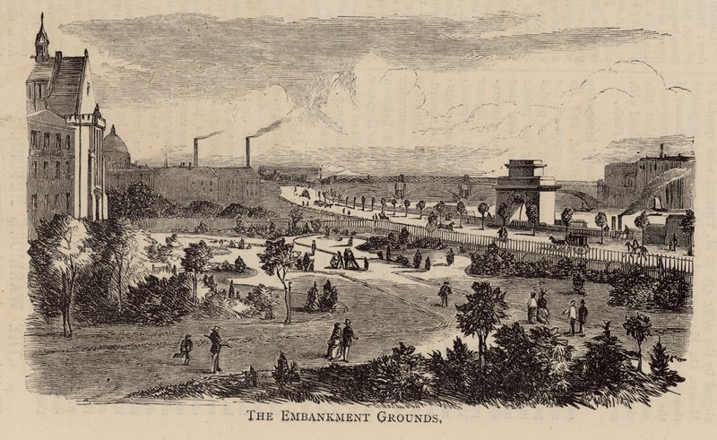 The Thames Embankment-området av English School