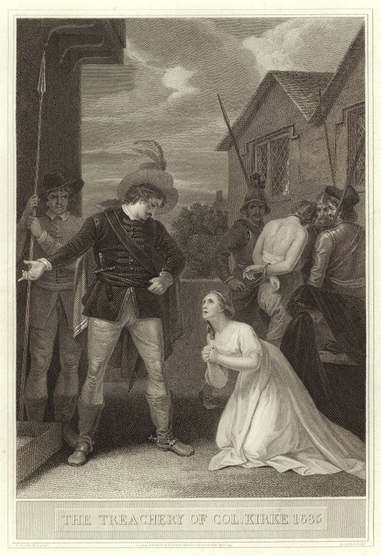 Forræderiet til Col Kirke 1685 av English School