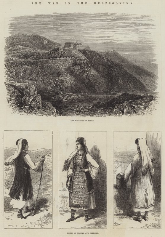 Krigen i Hercegovina (gravering) av English School