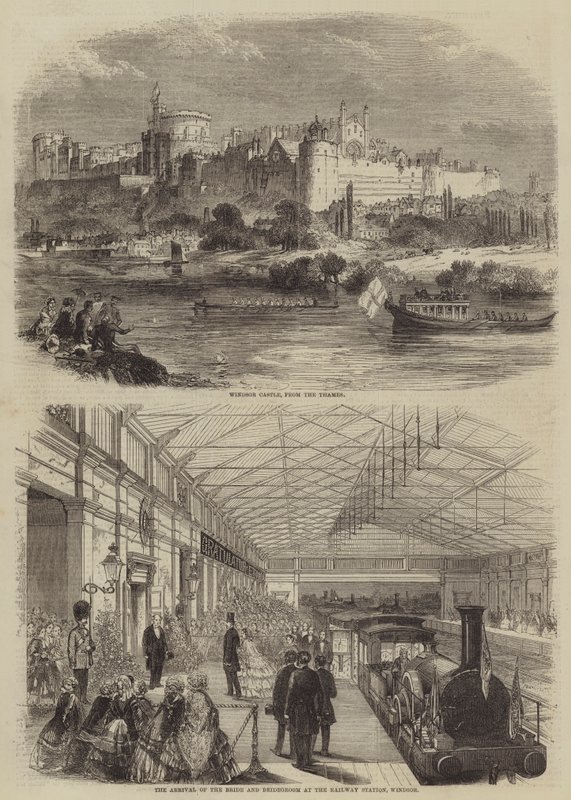 The Wedding of the Princess Royal (gravering) av English School