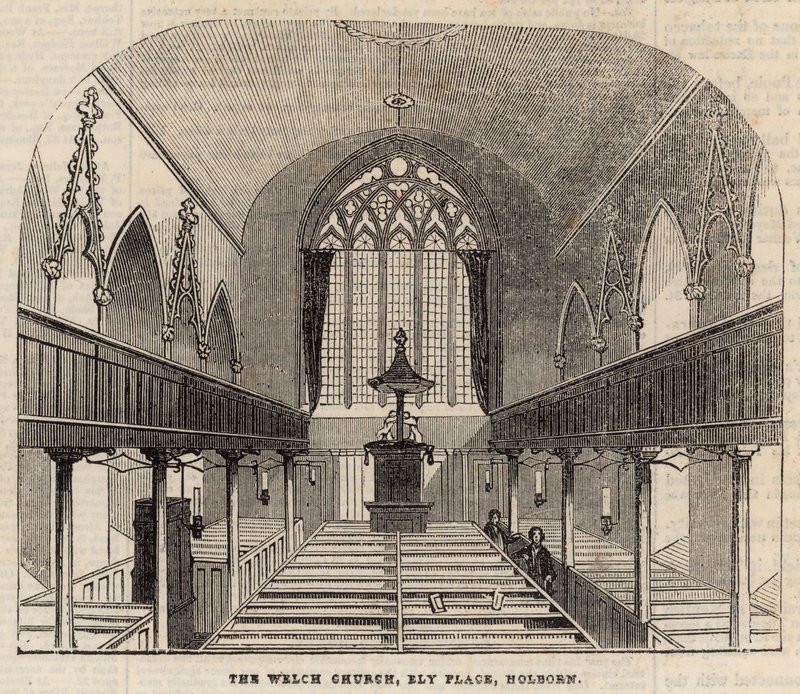 Welch Church, Ely Place, Holborn av English School