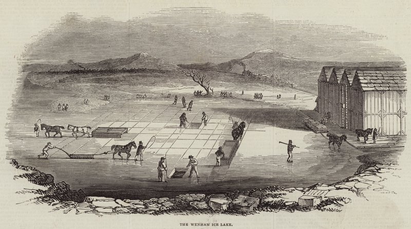 Wenham Ice Lake (gravering) av English School