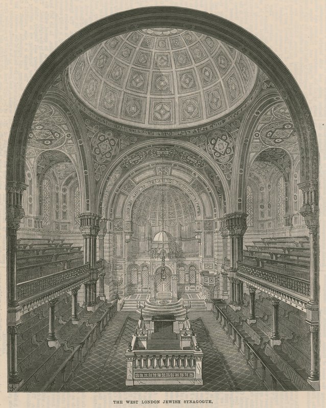 Den jødiske synagogen i West London av English School