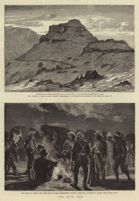 Zulu-krigen (gravering) av English School
