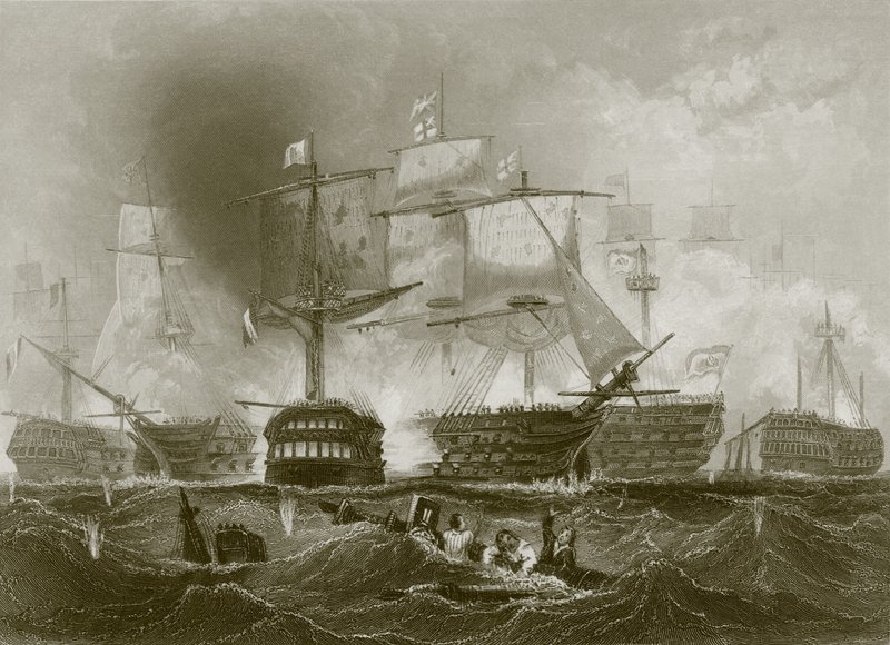 Slaget ved Trafalgar av English School