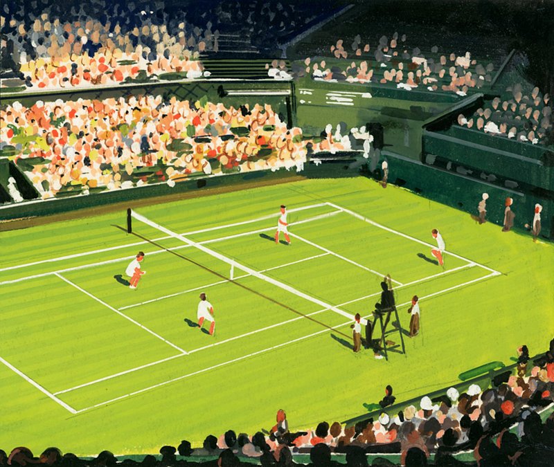 Center Court i Wimbledon av English School