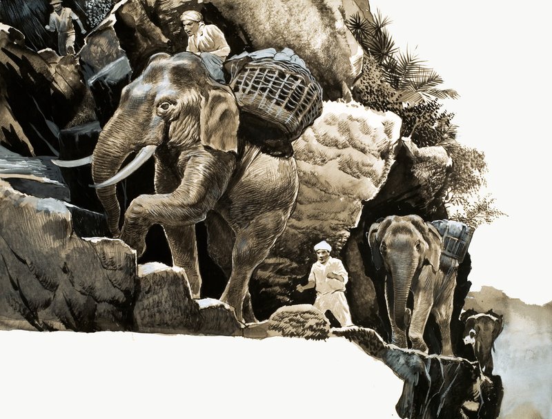 Elefantvandringen til Elephant Bill av English School